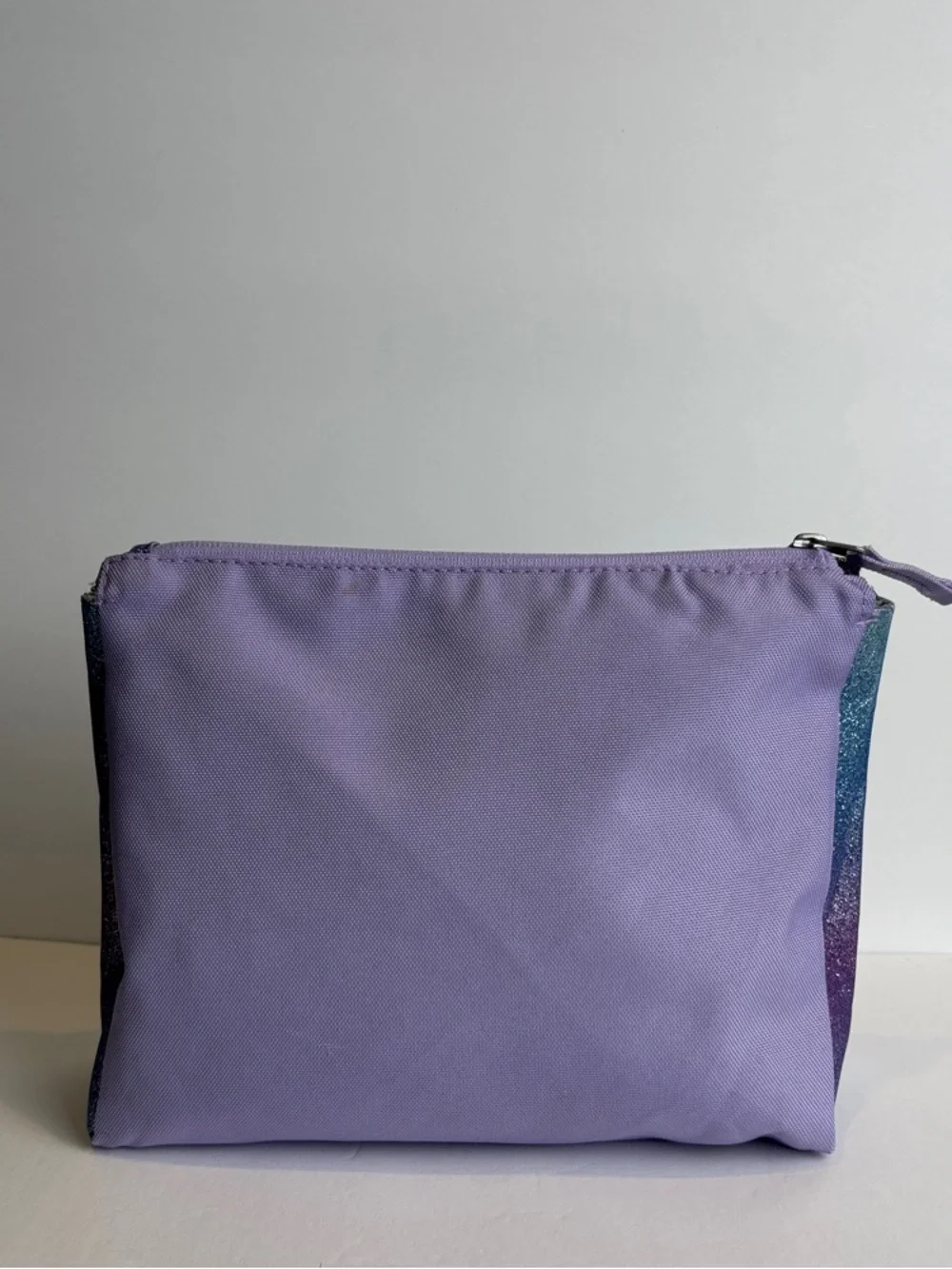 Pottery Barn Kids Lavender Aqua Ombre Sparkle Glitter Supplies Pouch